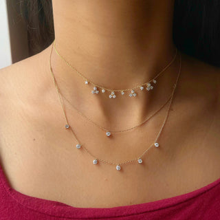 Raindrop Diamond Necklace