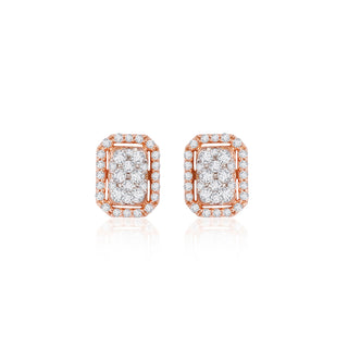 Rectangle Stellar Cluster Earrings