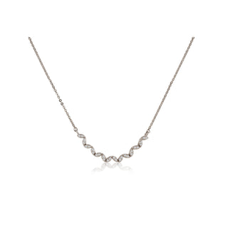 Ripple Diamond Necklace