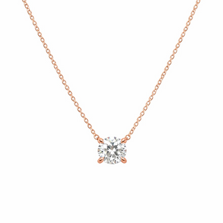 0.25ct Round Prong Necklace
