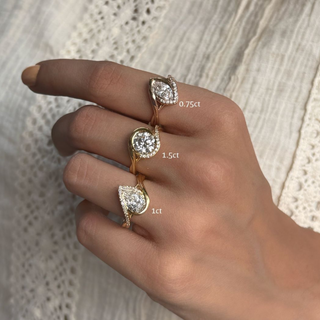 The Sculpted Round Knot Ring