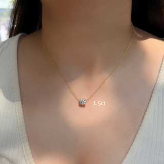 Round Prong Necklace