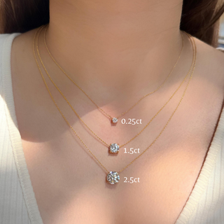 Round Prong Necklace
