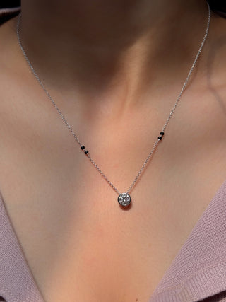 Round Bezel Mangalsutra