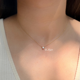 Round Prong Necklace