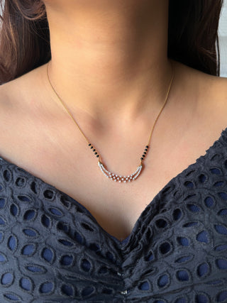 Scattered Diamond Mangalsutra