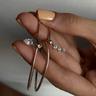 Sculpted Pear Cuff Bracelet