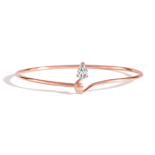 Sculpted Pear Cuff Bracelet