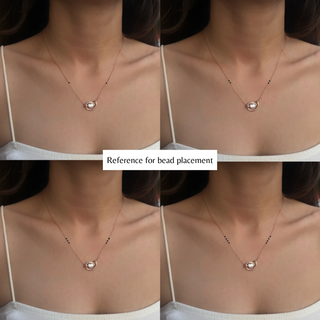 The Sculpted Pear Knot Mangalsutra