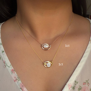 The Sculpted Round Knot Necklace