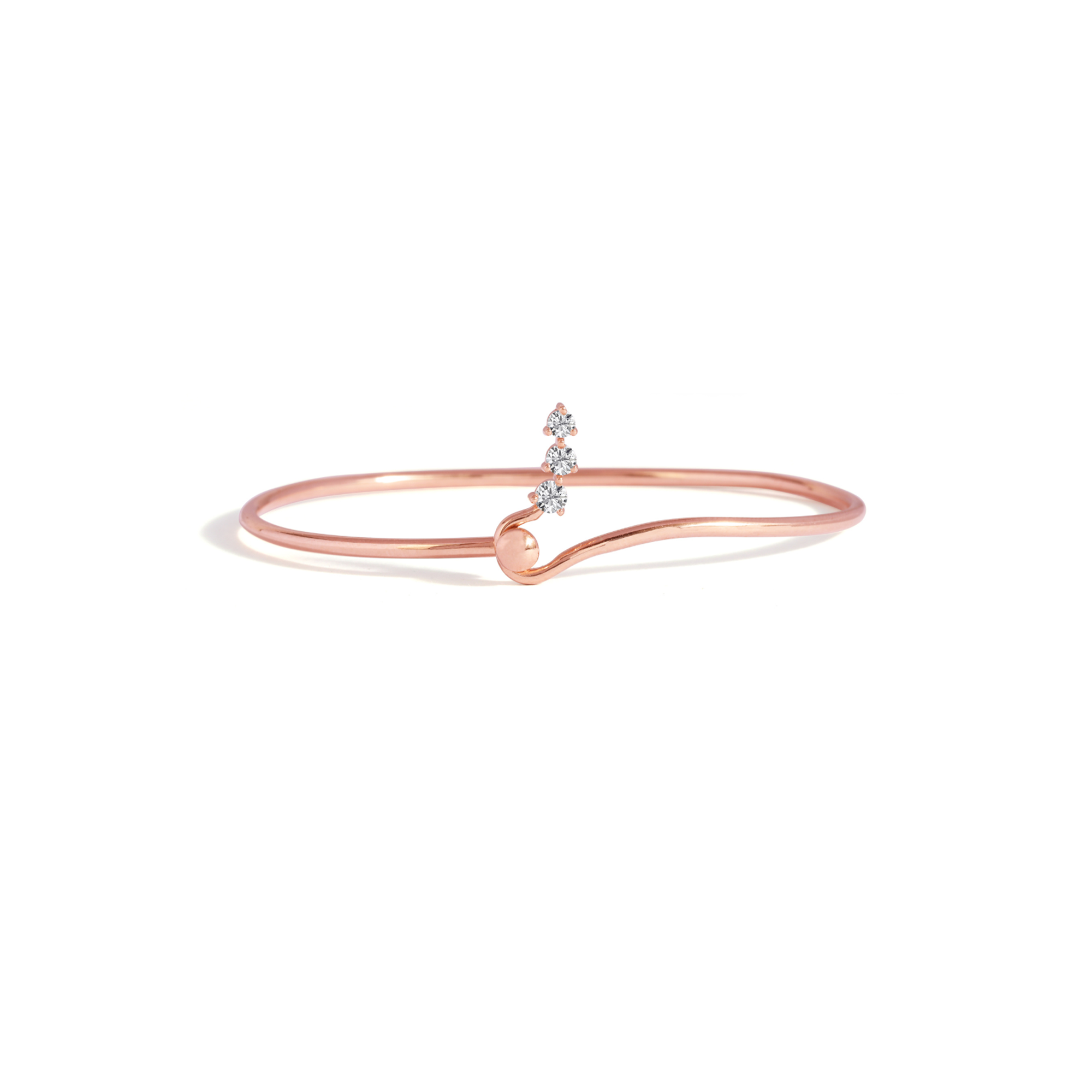 Sculpted Trio Cuff Bracelet