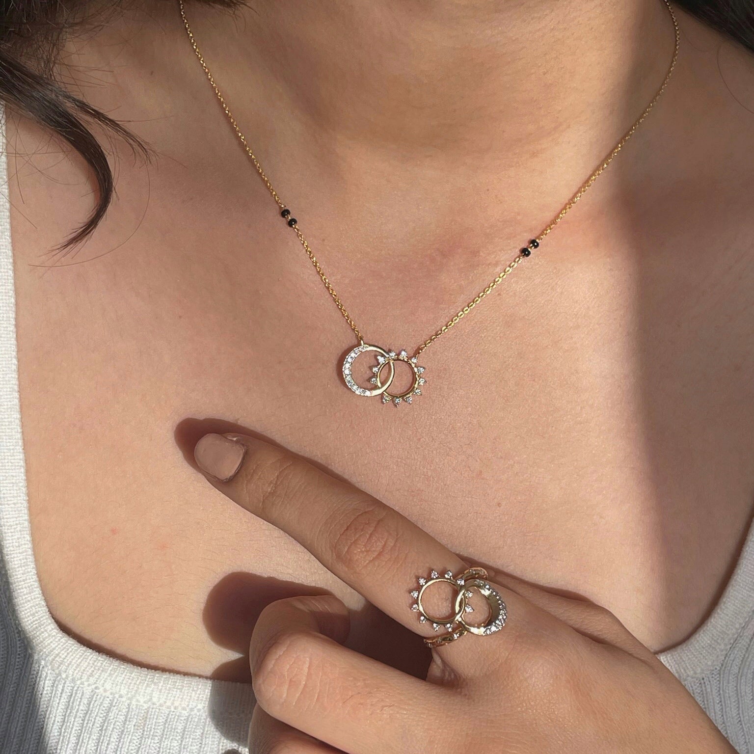 Sun Moon Union Mangalsutra