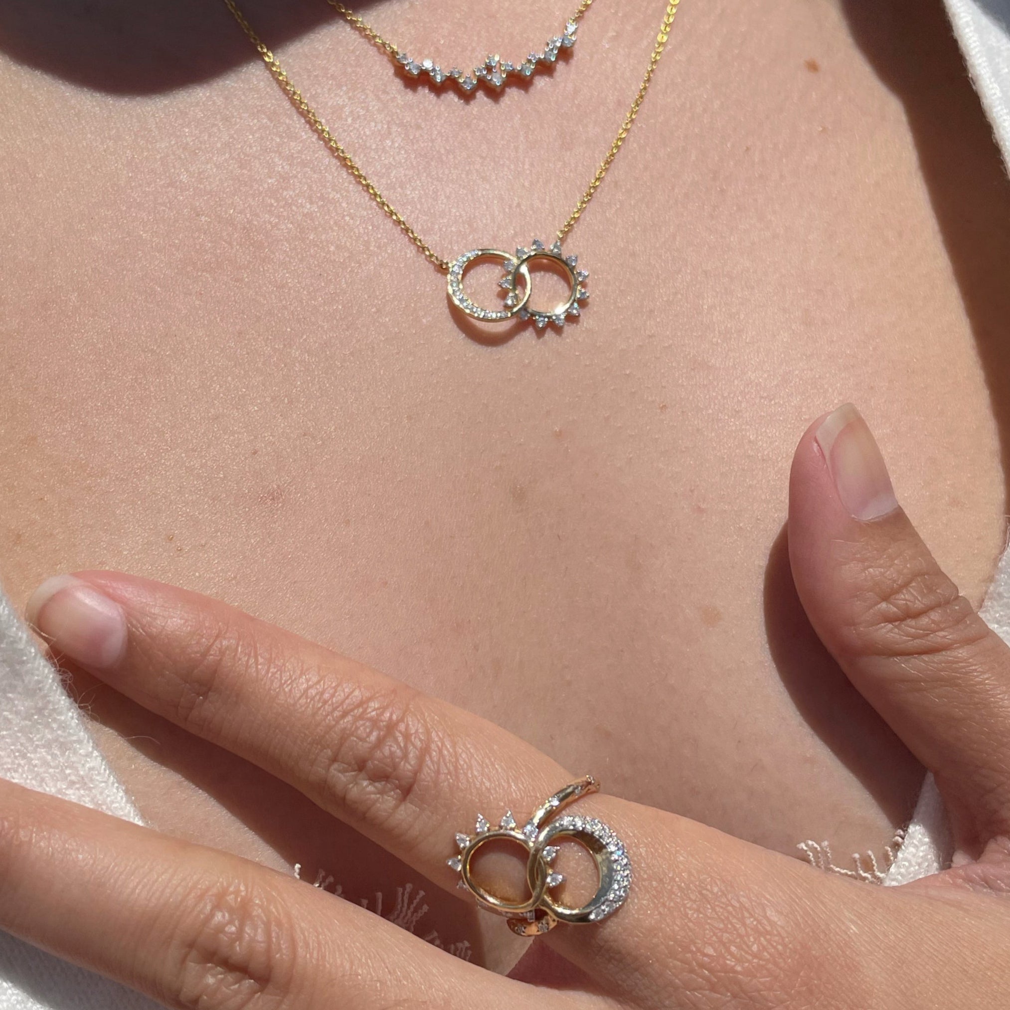 Sun Moon Union Necklace