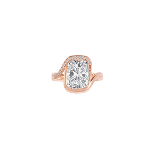 The Sculpted Radiant Knot Ring