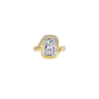 The Sculpted Radiant Knot Ring