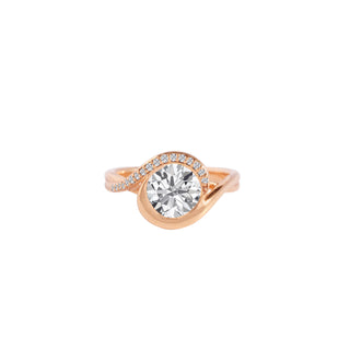 The Sculpted Round Knot Ring