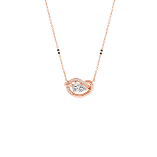The Sculpted Pear Knot Mangalsutra