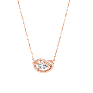 The Sculpted Knot Necklace