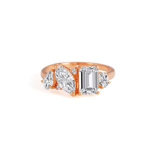 The Collective Cuts Solitaire Ring