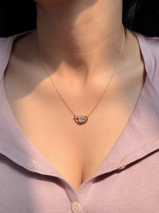The Sculpted Knot Necklace