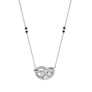 The Sculpted Round Knot Mangalsutra