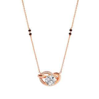 The Sculpted Round Knot Mangalsutra