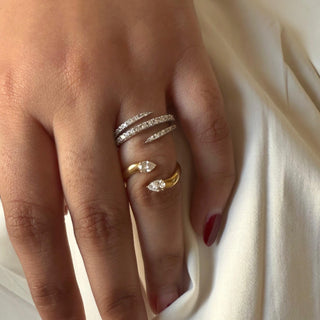 Toi Et Moi Serpent Ring