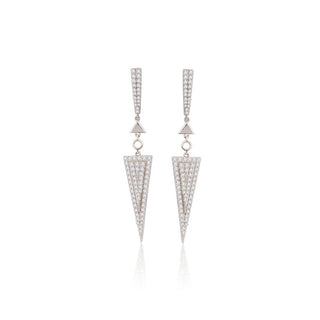 Trey Glam Long Diamond Earrings