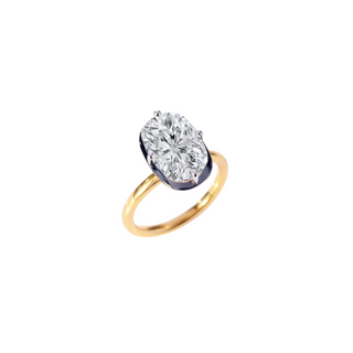 Vintage Elongated Cushion Ring
