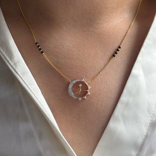 Tula One Letter Mangalsutra