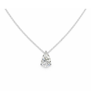 Pear Prong Necklace