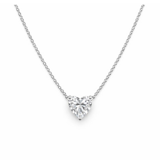 Heart Prong Necklace