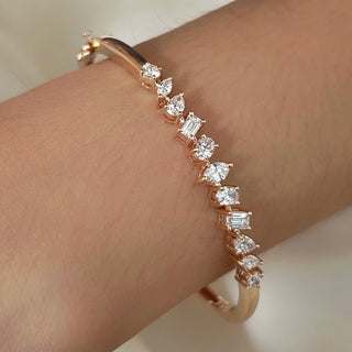 Fancy Diamond Cuff Bracelet