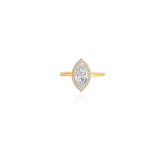 Halo Marquise Ring