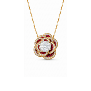 Rose Octagon™ Pendant Necklace