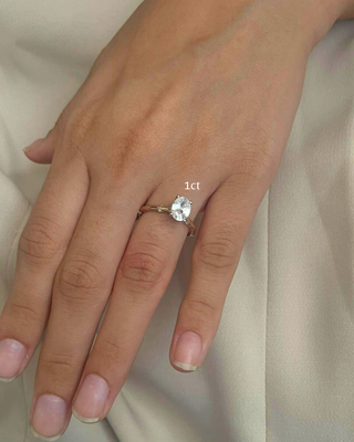 Starry Band Oval Ring