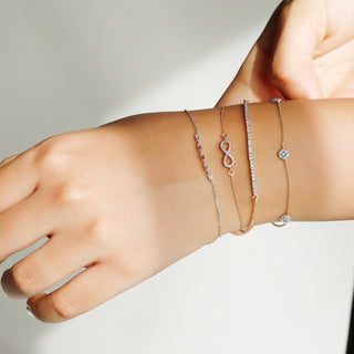 Skylight Diamond Disc Bracelet